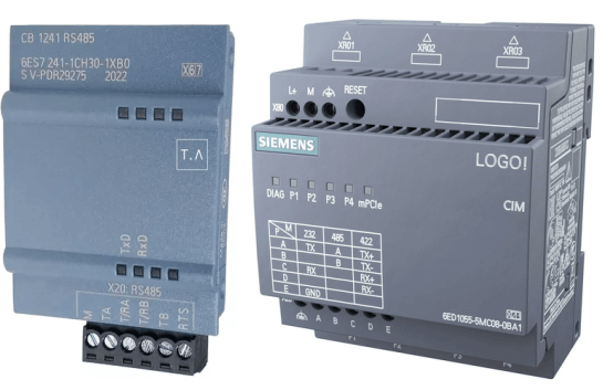 Interfacce Modbus RTU per PLC Siemens S7-1200 e Logo!