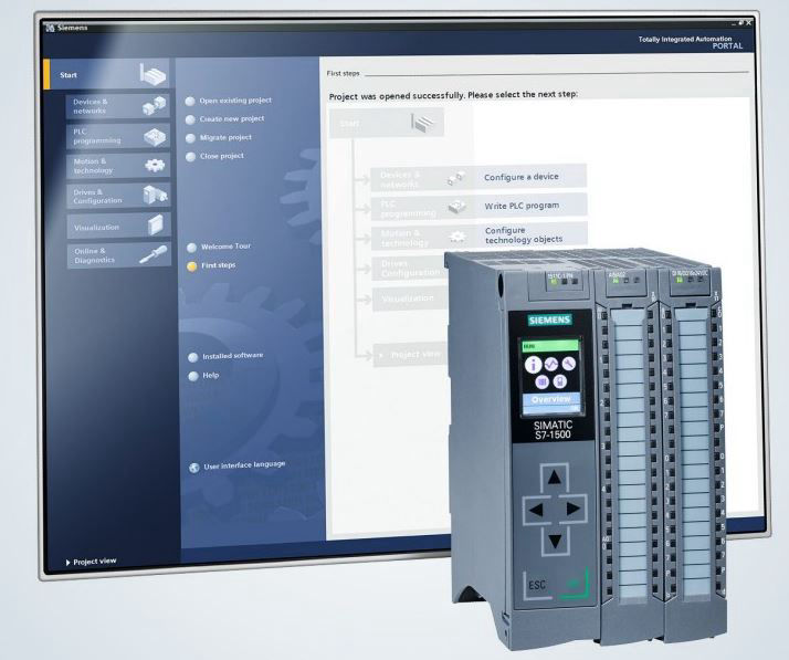 Ambiente di programmazione PLC Siemens TIA Portal