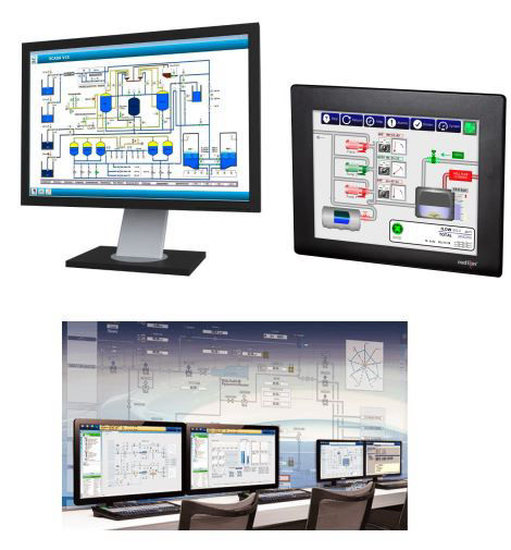 Sistemi di monitoraggio industriale SCADA e HMI