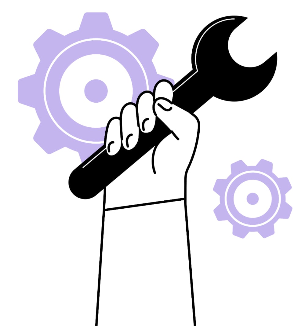 Simbolo della manutenzione industriale