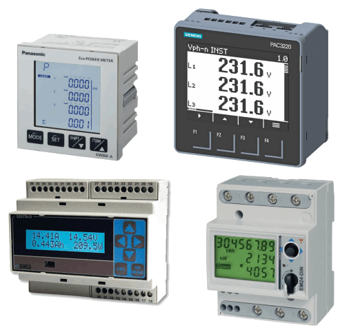 Analizzatori di energia per quadri elettrici industriali