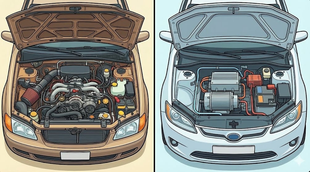 Elettronica nel cofano motore delle automobili
