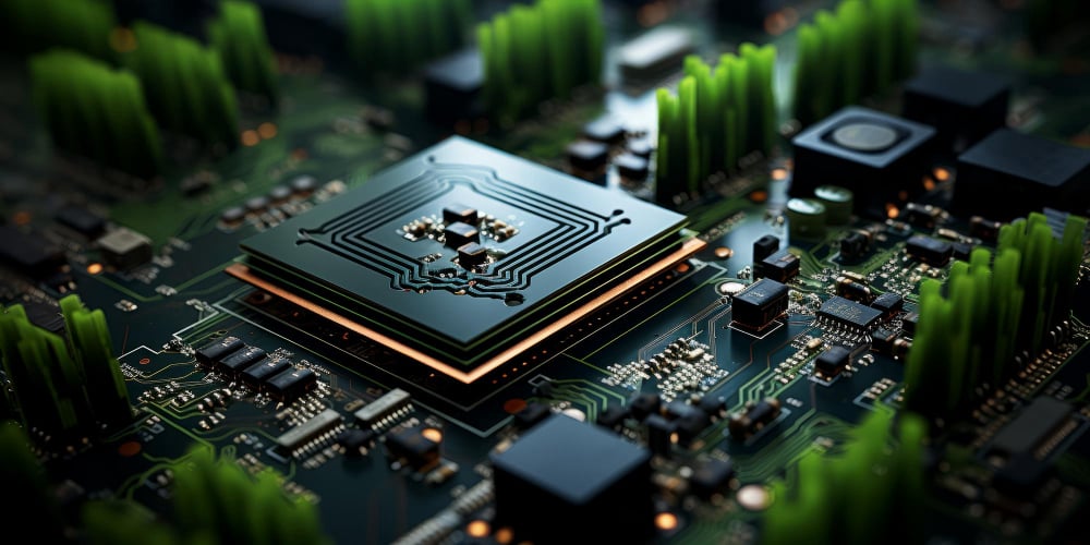 Un moderno microprocessore