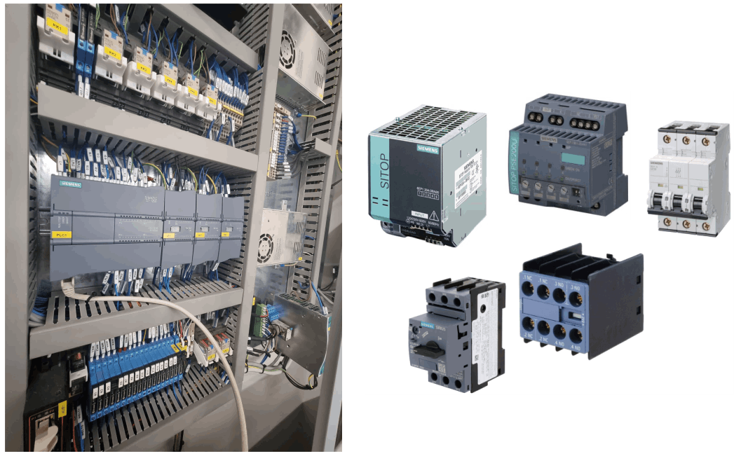 Componenti da quadro elettrico industriale