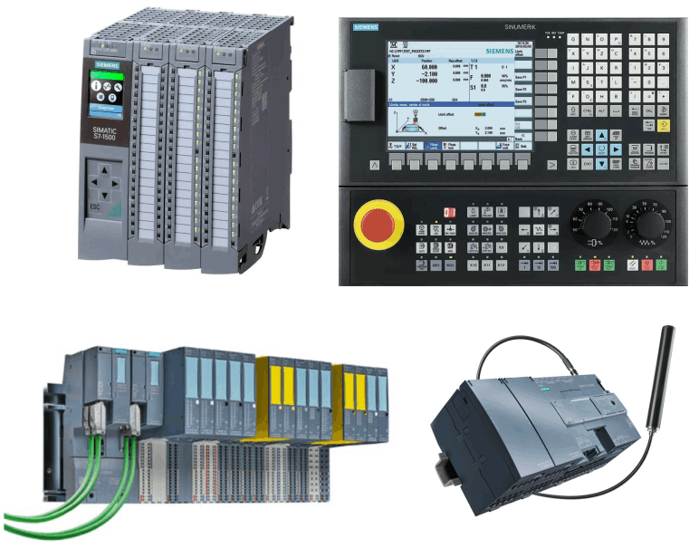 Un PLC, un controller NC, un controller DCS e un RTU