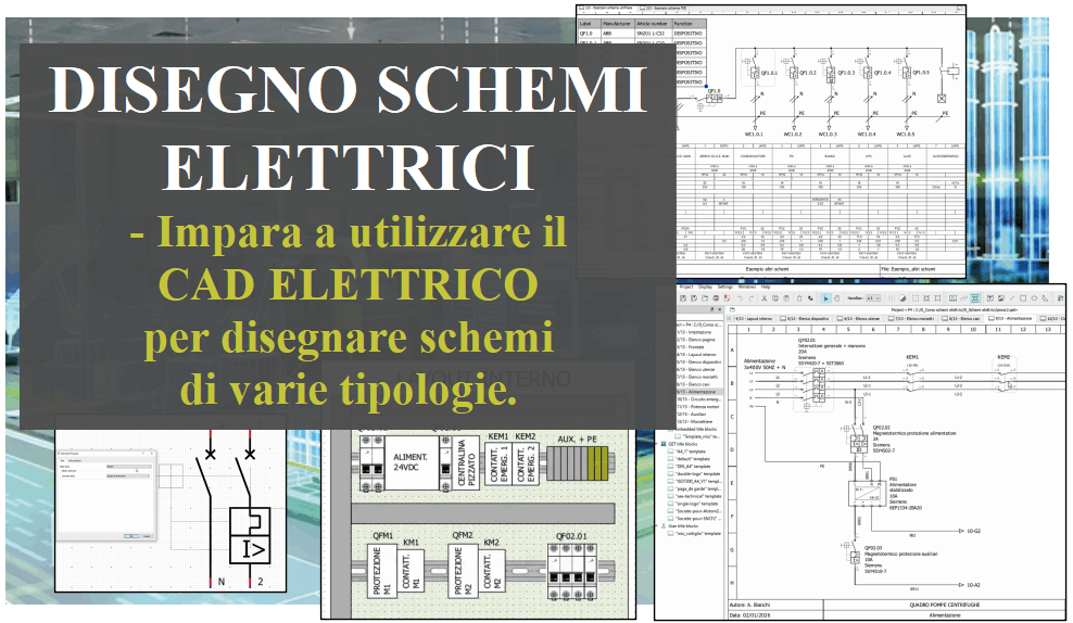 Corso di disegno schemi elettrici al CAD