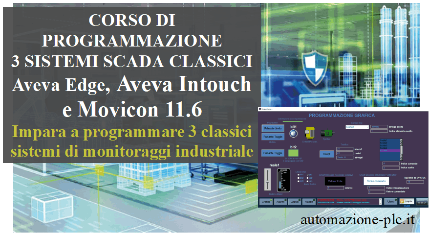 Corso programmazione SCADA Aveva Intouch, Edge e Movicon 11.6