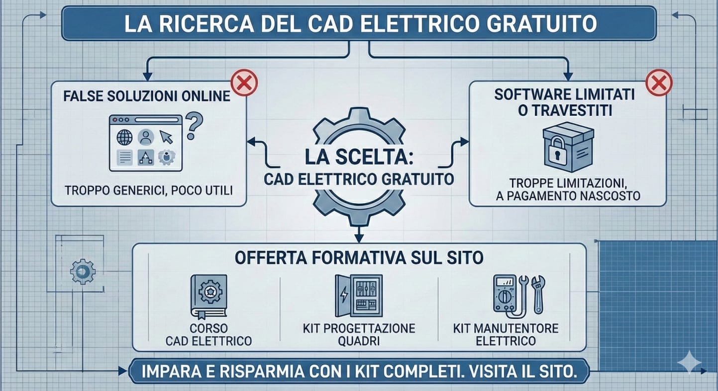 Ricerca del programma gratuito per disegnare gli schemi elettrici