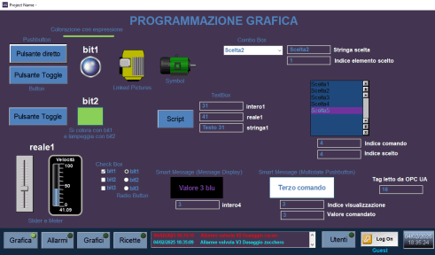 Corso SCADA - Esempio grafica