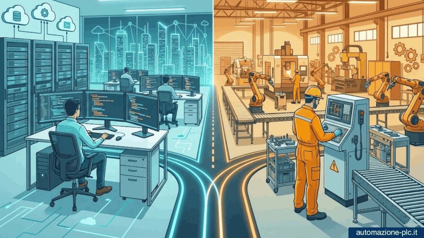 Lavoratori in IT e in automazione industriale