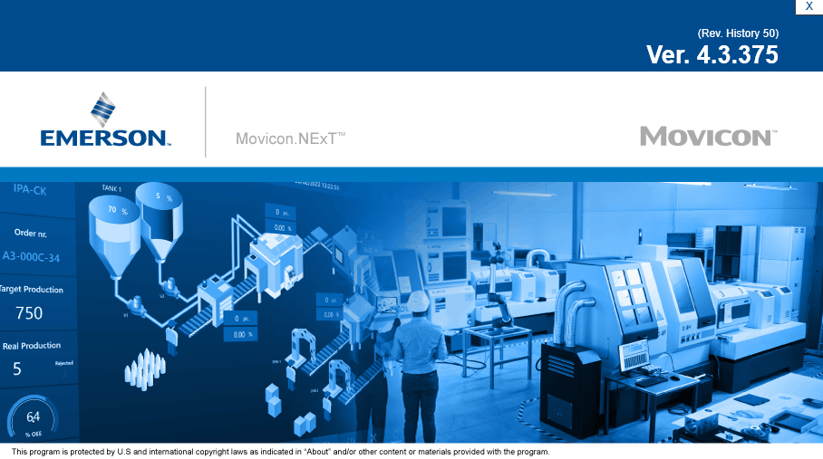 Logo dello SCADA Movicon.NExT