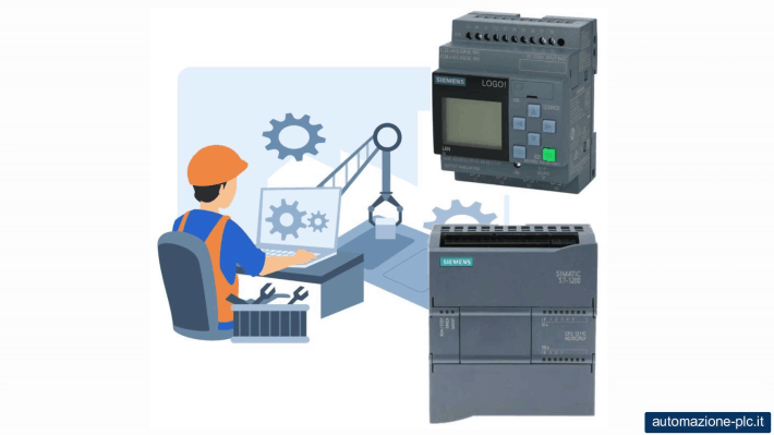 Programmatore di PLC e sistemi LOGO e S7-1200