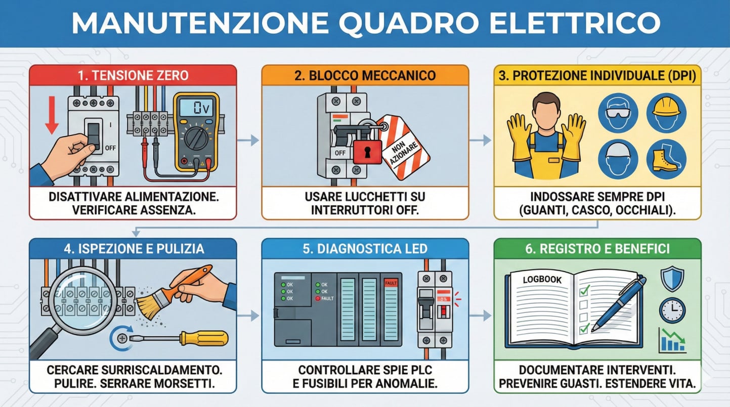 Procedure di manutenzione quadro elettrico