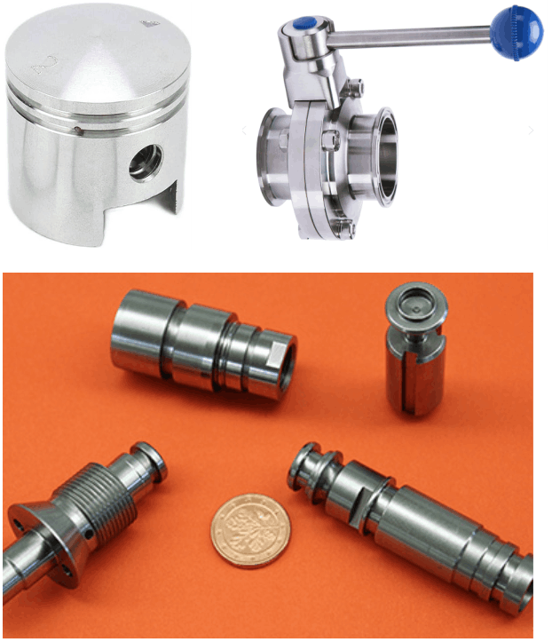 Oggetti lavorati con macchine CNC