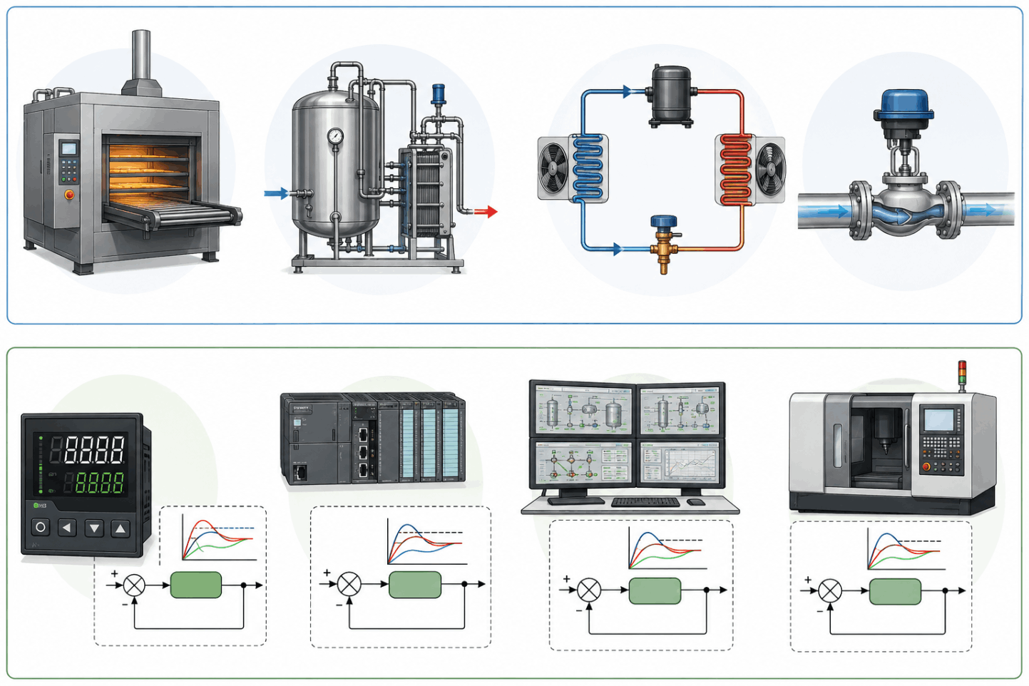 Applicazioni industriali con utilizzo regolatori PID