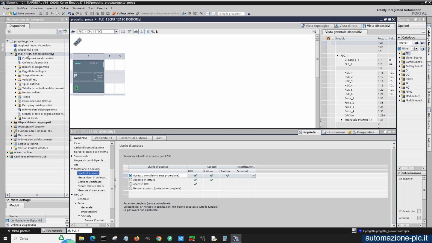 Tia Portal Siemens: Vista hardware